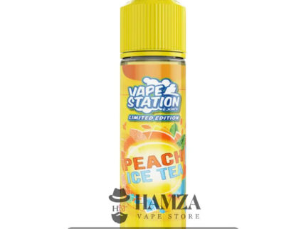 Vape Station Ice Tea Peach - فيب ستيشن ايس تي خوخ Dl (60Ml) / 3Mg Egyptian Liquid