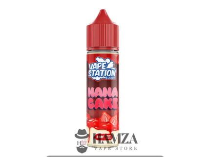 Vape Station Nana Cake - فيب ستيشن تشيز كيك فراولة Dl (60Ml) / 3Mg Egyptian Liquid
