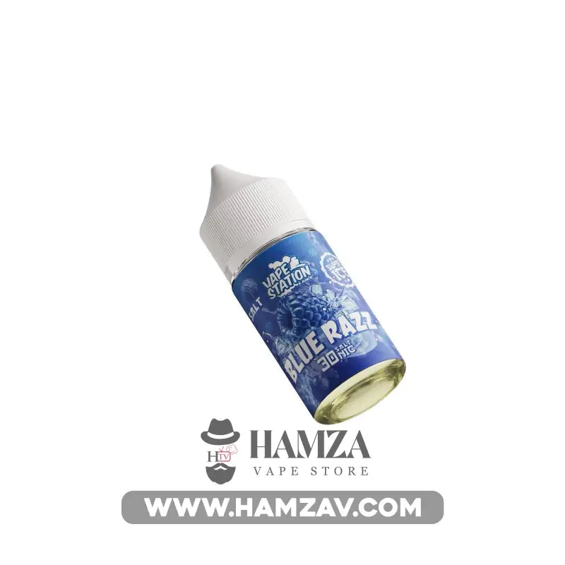 Vape Station Saltnic Super Ice Blue Razz - فيب ستيشن سولت سوبر ايس توت ازرق ساقع Egyptian Liquid