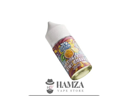 Vape Station Saltnic Super Ice Passion Fruit Kiwi Guava - فيب ستيشن سولت سوبر
