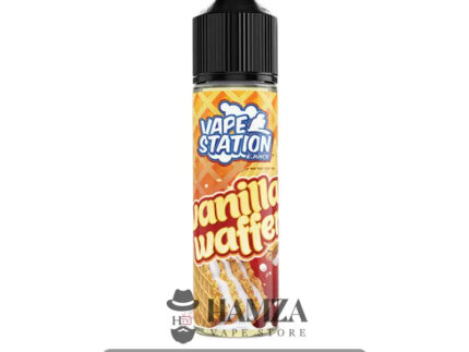 Vape Station Vanilla Waffer - فيب ستيشن ويفر فانيليا Dl (60Ml) / 3Mg Egyptian Liquid