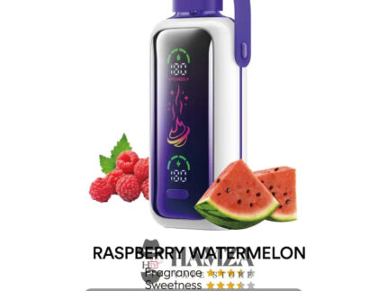 Vozol Disposable Star 20000 Puffs Raspberry Watermelon Ice - فوزول ستار ديسبوزابل توت احمر بطيخ ساقع