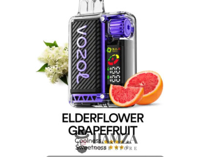 Vozol Disposable Vista 20000 Puffs Elderflower Grapefruit - فوزول فيستا ديسبوزابل بيلسان جريب فروت ساقع 20000 / 5%
