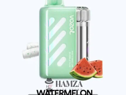 Vozol Vista Disposable 40K Puff WaterMelon Bubble Gum - فوزول فيستا ديسبوزابل 40 ألف بف لبان بطيخ 40000 / 5% SaltNic