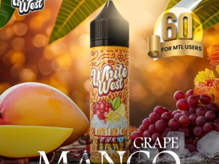 White West E Liquid Mango Grape Ice - وايت ويست مانجو عنب ساقع Egyptian