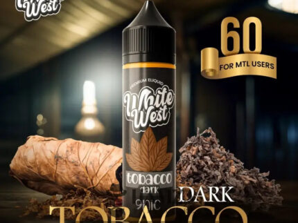 White West E Liquid Tobacco Dark - وايت ويست توباكو دارك خشن Egyptian