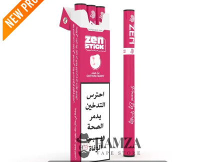 Zen Stick Disposable Vape Cotton Candy - زين ستيك ديسبوزابل فيب كوتن كاندى - 20MG - Disposable